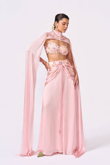 Blush Pink Cape Set