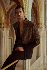 The Golden Drape Indo Western