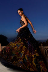 The Stellar Cascade Lehenga