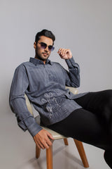 Ghost Bloom — The Abstract Botanical Shirt