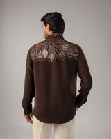 Desert Horizon Embroidered Shirt