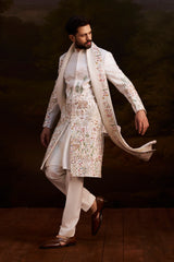 The Garden of Stories (Embroidered Achkan/Sherwani)