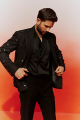 Cosmic Dust Double-Breasted Suit