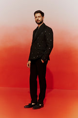 Cosmic Dust Double-Breasted Suit