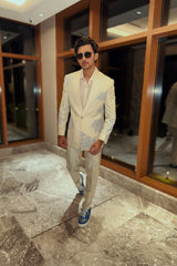 Darshan Rawal In Blue Floral Suit