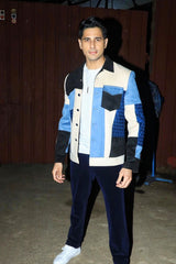 Siddharth Malhotra & Ratan Pratap in Blue Patchwork set