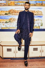 Armaan Malik in Open indo western with cowl kurta