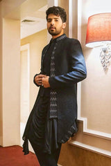 Armaan Malik in Open indo western with cowl kurta