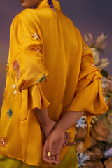 Mango samundar embroidery pant suit