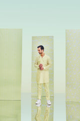 SAFARI COLLAR KURTA SET