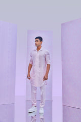 PRINTED HALF N HALF KURTA SET
