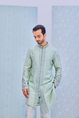 CLASSIC SHERWANI CUT KURTA SET
