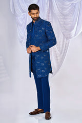 Floral Fusion Indowestern Set