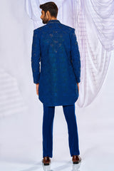 Floral Fusion Indowestern Set