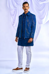 Abstract Bomber Indowestern Set