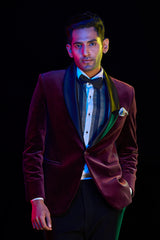 Wine Classic Two Piece Suit