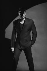 Ajay Devgn in All-Black Double-Breasted Blazer