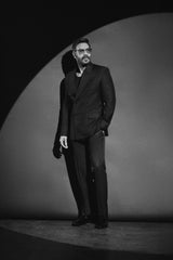 Ajay Devgn in All-Black Double-Breasted Blazer