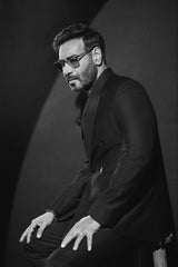 Ajay Devgn in All-Black Double-Breasted Blazer