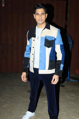 Siddharth Malhotra & Ratan Pratap in Blue Patchwork set
