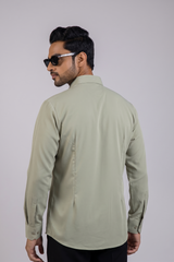 Sage Green Dusty Rose Colour Block Raglan Panel Shirt