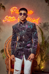 Printed Jodhpuri Jacket