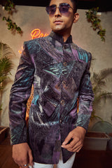 Printed Jodhpuri Jacket
