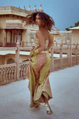 The Gilded Sunset Ensemble Sharara Set