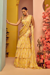 Yellow Lehenga Set