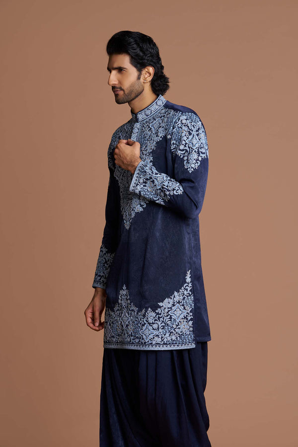 Detail Worked kurta with a dhoti pant