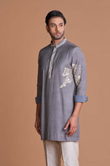 Horse motif kurta set