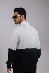 The Gilded Arch Colour-Block Embroidered Shirt
