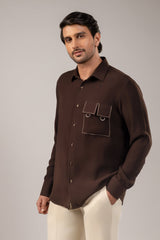 Desert Horizon Embroidered Shirt
