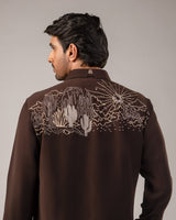 Desert Horizon Embroidered Shirt