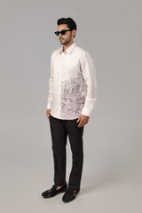 The Café Noir Shirt — Off-White Parisian Streetscape