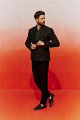 Cosmic Dust Double-Breasted Suit