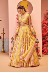 Yellow Lehenga Set