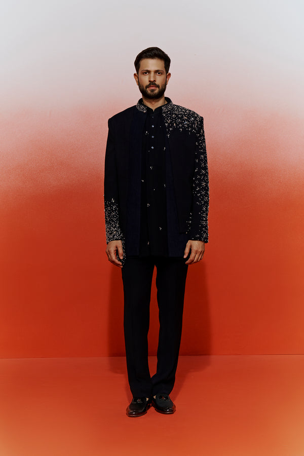 Midnight Cascade Indo-Western