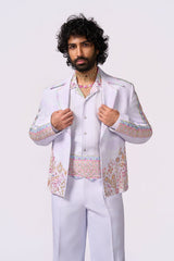 Lilac Bomber Jacket Set