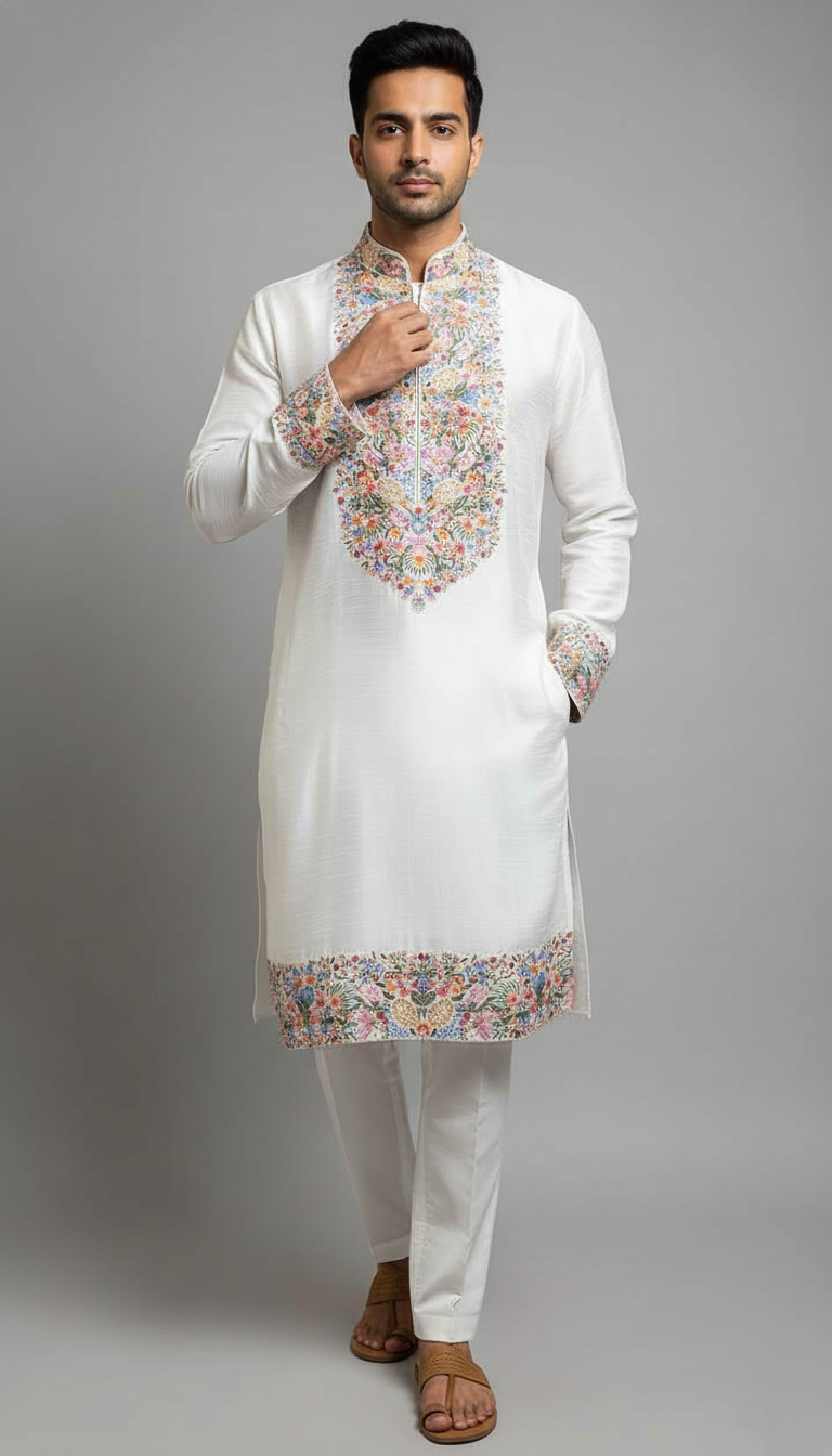 The Ivory Architect Kurta Set