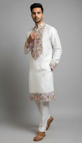 The Ivory Architect Kurta Set