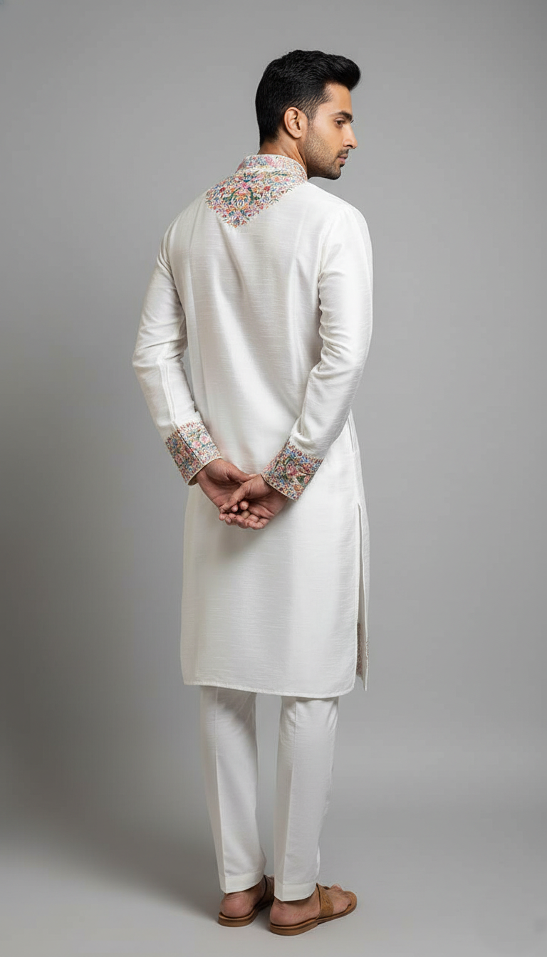 The Ivory Architect Kurta Set