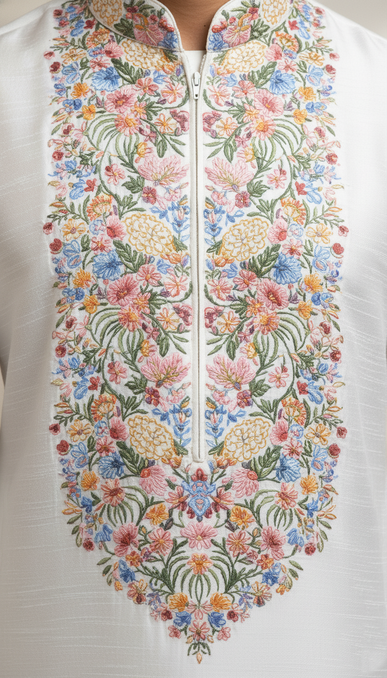 The Ivory Architect Kurta Set