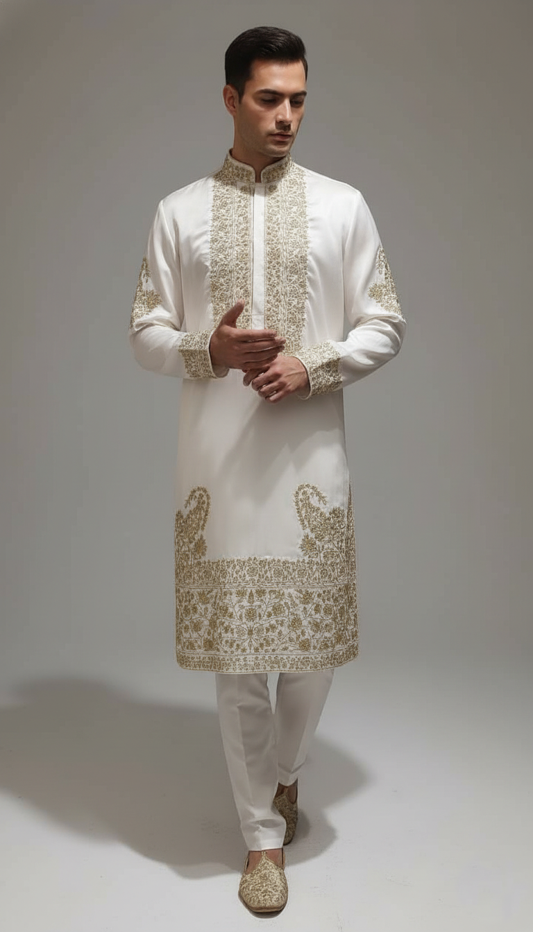 The Gilded Scribe Kurta Set
