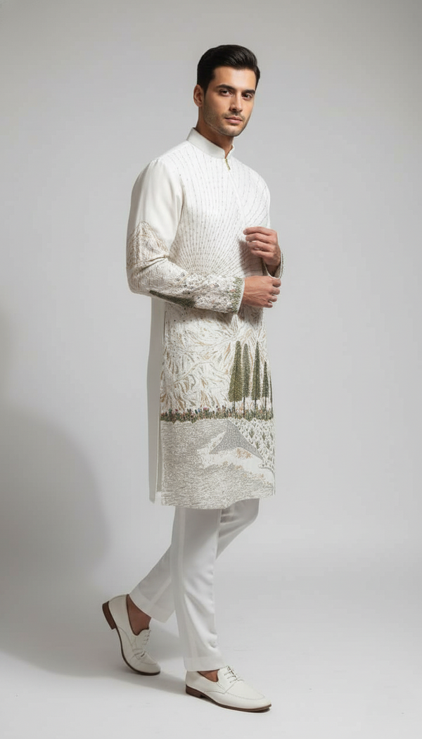 The Verdant Vista Kurta Set