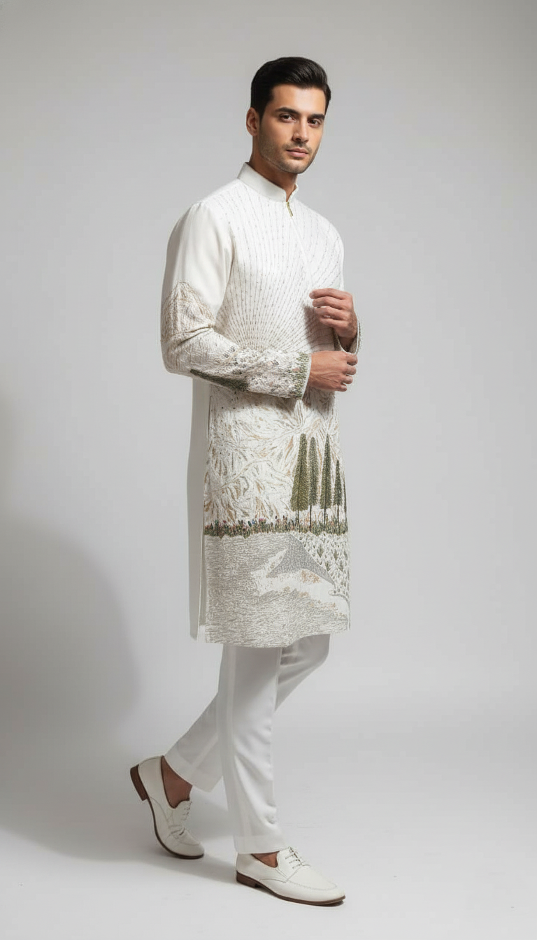 The Verdant Vista Kurta Set