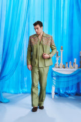 The Olive Garden Suit - full length look
