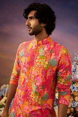 Pink Coral Kurta Set