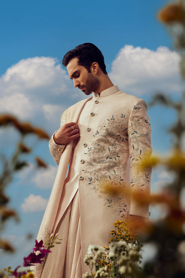 A LINE ANARKALI SHERWANI SET