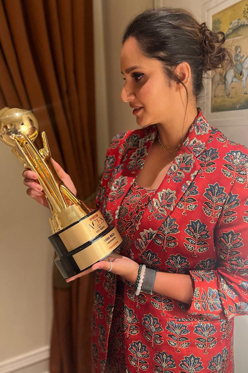 Sania Mirza in Laal Ishq pantsuit